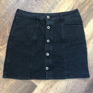 Jack Wills - Black Denim Skirt